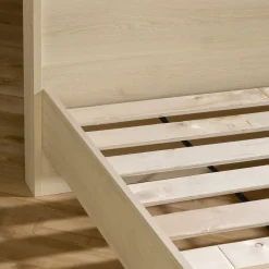 South Shore Complete Bed with Headboard - August Bleached Oak