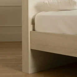 South Shore Complete Bed with Headboard - August Bleached Oak