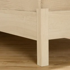 South Shore Complete Bed with Headboard - August Bleached Oak