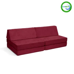 Go Coconut Kid'S Tables & Chairs>Complete Modular Sofa - Cranberry Rain