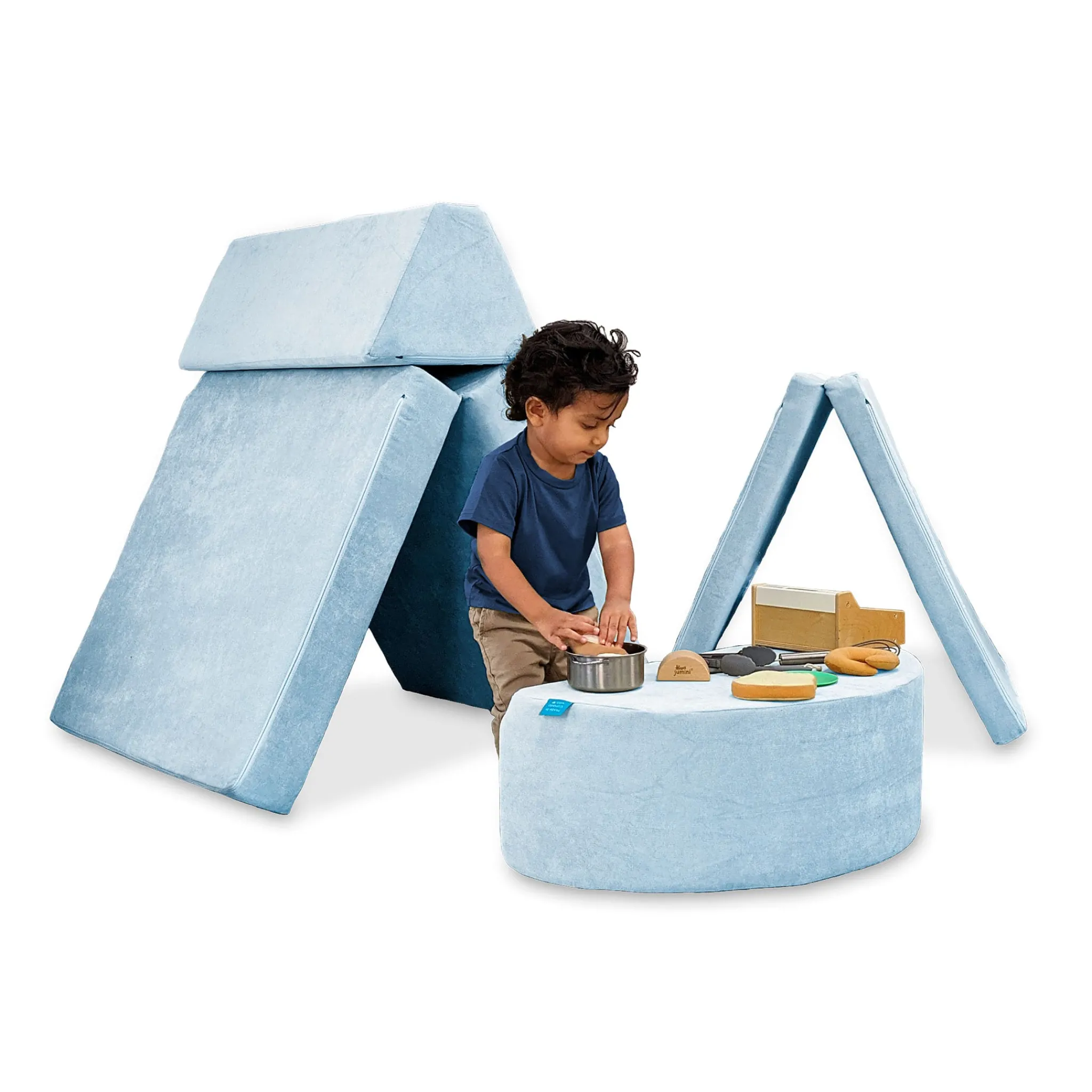 Go Coconut Kid'S Tables & Chairs>Complete Modular Sofa - Polar Plush