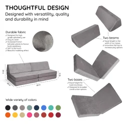 Go Coconut Complete Modular Sofa - Rhino Tango