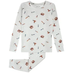 Kids/BOY Petit Lem Construction Pajamas 2-7