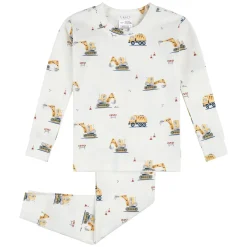 BOY Firsts par Petit Lem Pajamas|Pyjamas>Construction 2pc Pajamas 12-24