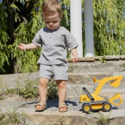 BOY Firsts par Petit Lem Construction 2pc Set 3-24m
