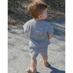 BOY Firsts par Petit Lem Construction 2pc Set 3-24m