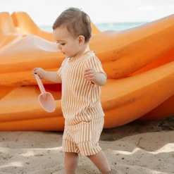 BOY Firsts par Petit Lem Outfit Sets>Construction Striped Set 3-24m
