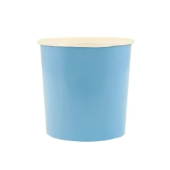 Meri Meri Party Supplies>Cornflower Blue Cups (8)