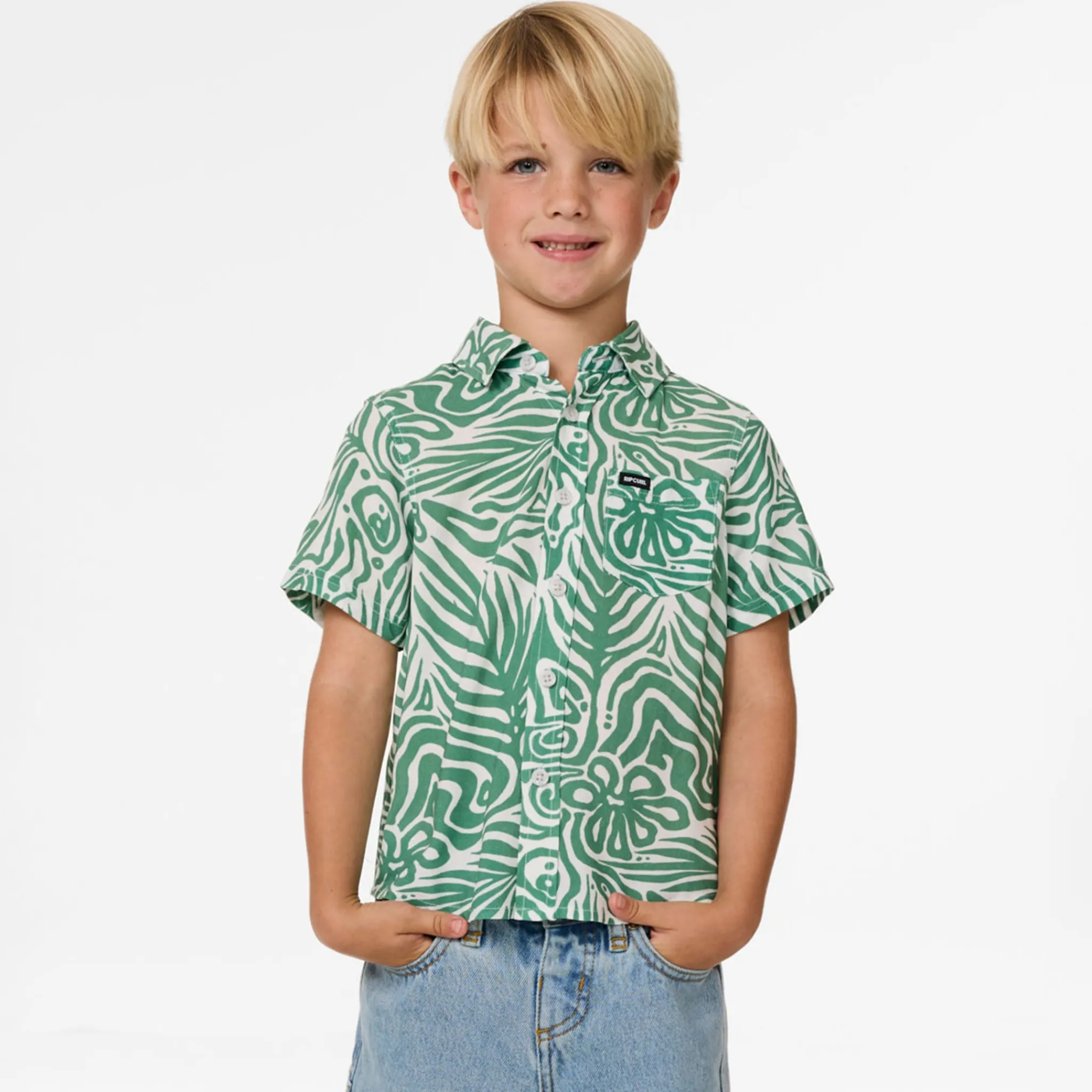 Kids/BOY Rip Curl Tops>Cosmic Surfing Shirt 1-8