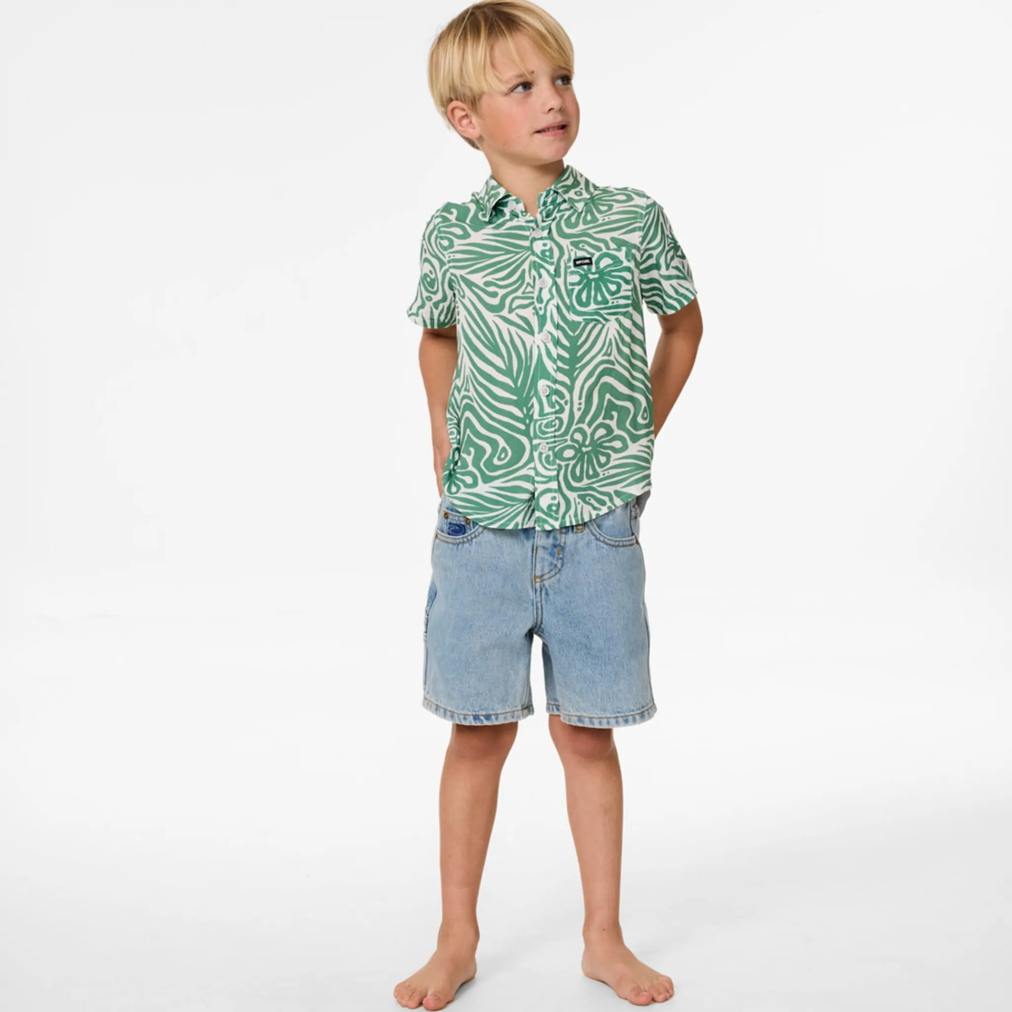 Kids/BOY Rip Curl Tops>Cosmic Surfing Shirt 1-8