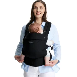 Momcozy Coton Baby Carrier 3-24m - Black