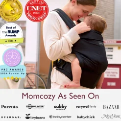 Momcozy Coton Baby Carrier 3-24m - Black