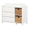 South Shore Changing Tables>Cotton Candy Changing Table - Pure White