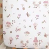Kids Living Textiles Sheets|Bedding>Cotton Jersey Crib Fitted Sheet - Mushroom House