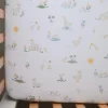 Kids Living Textiles Cotton Jersey Fitted Crib Sheet - Goosey Goosey