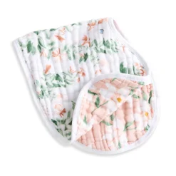 Aden + Anais Breastfeeding|Muslin Products>Cotton Muslin Burpy Bib - Butterfly Garden