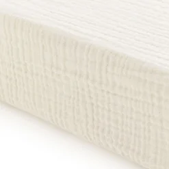 Kids Jasxtek Sheets|Bedding>Cotton Muslin Crib Sheet - coconut Milk