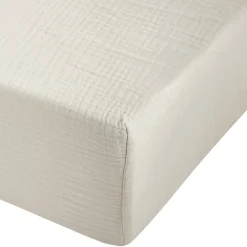 Kids Jasxtek Sheets|Bedding>Cotton Muslin Crib Sheet - Moonbeam