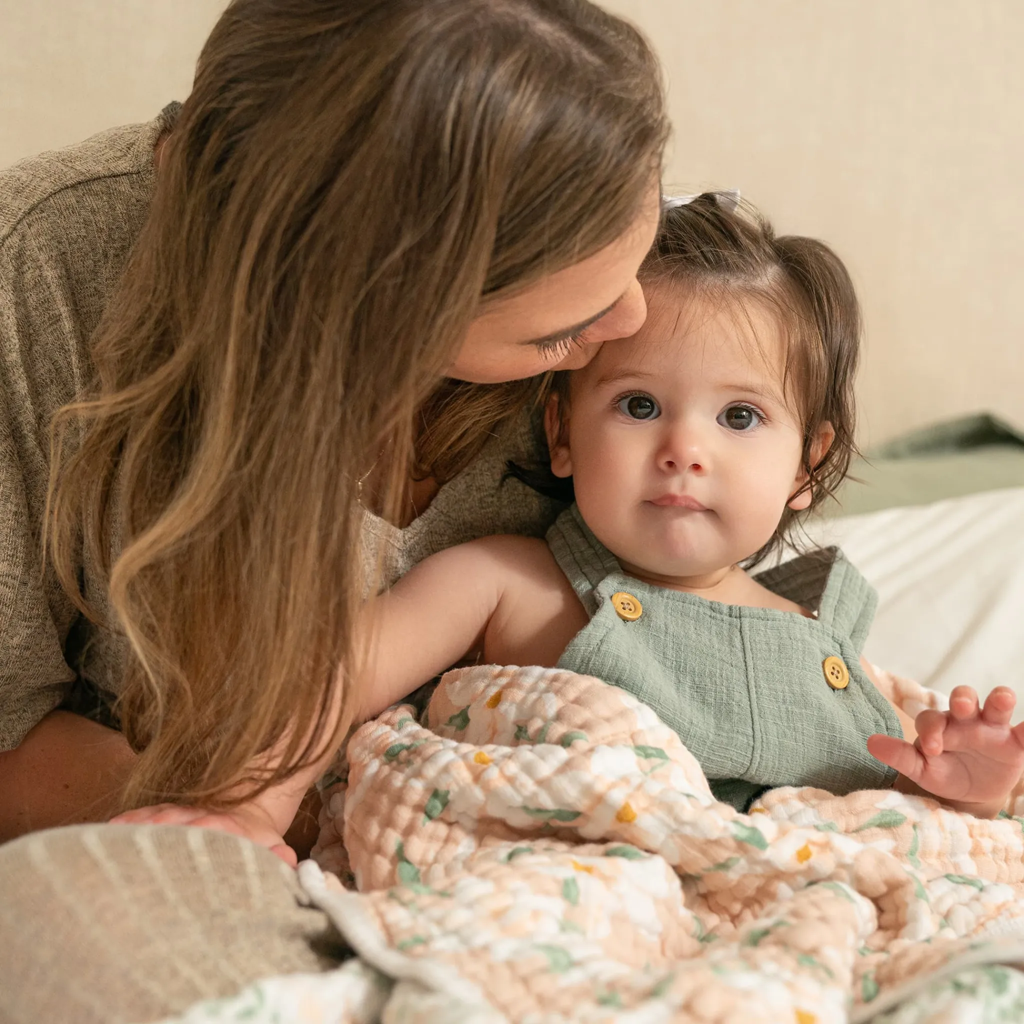 Kids Aden + Anais Cotton Muslin Dream Blanket - Butterfly Garden