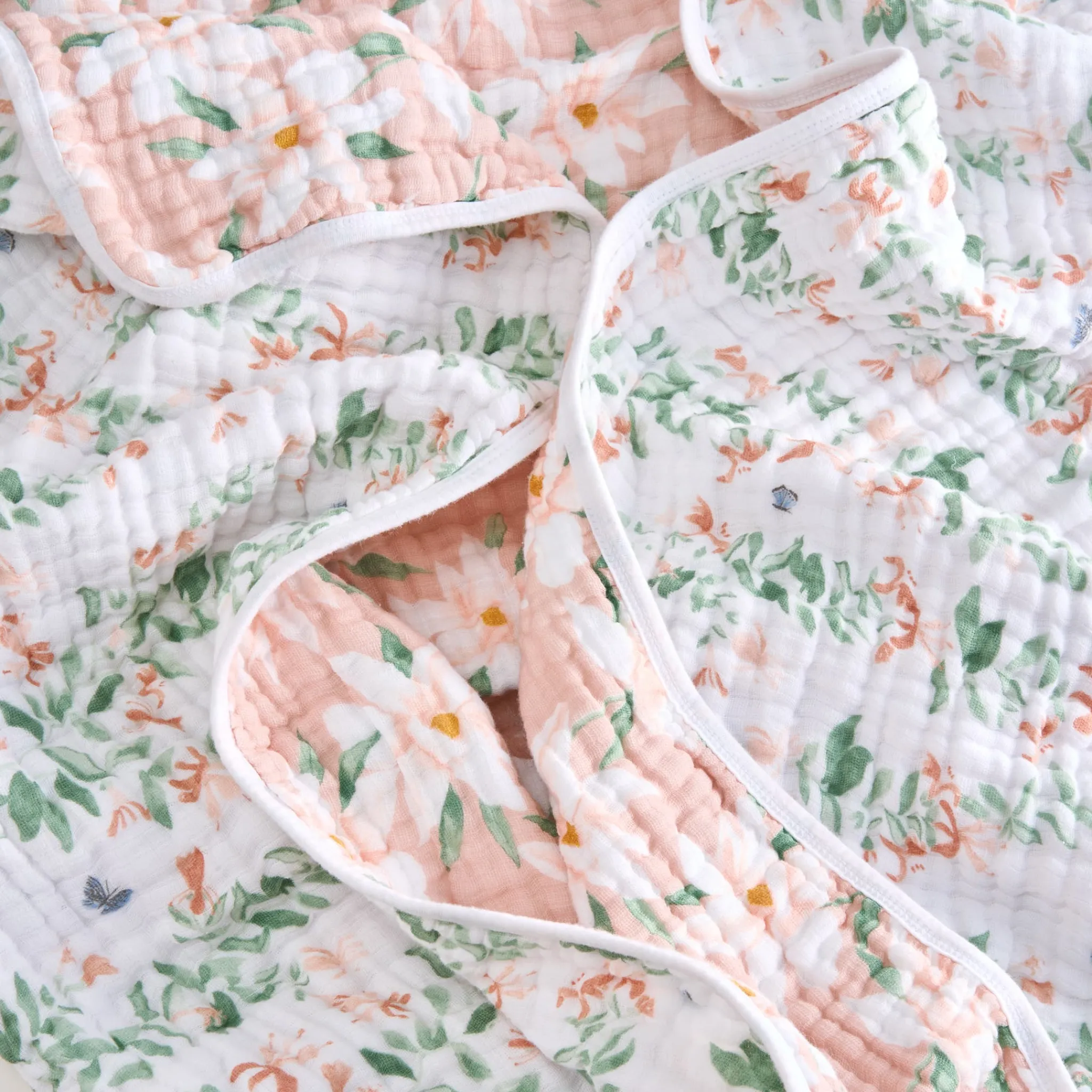 Kids Aden + Anais Cotton Muslin Dream Blanket - Butterfly Garden