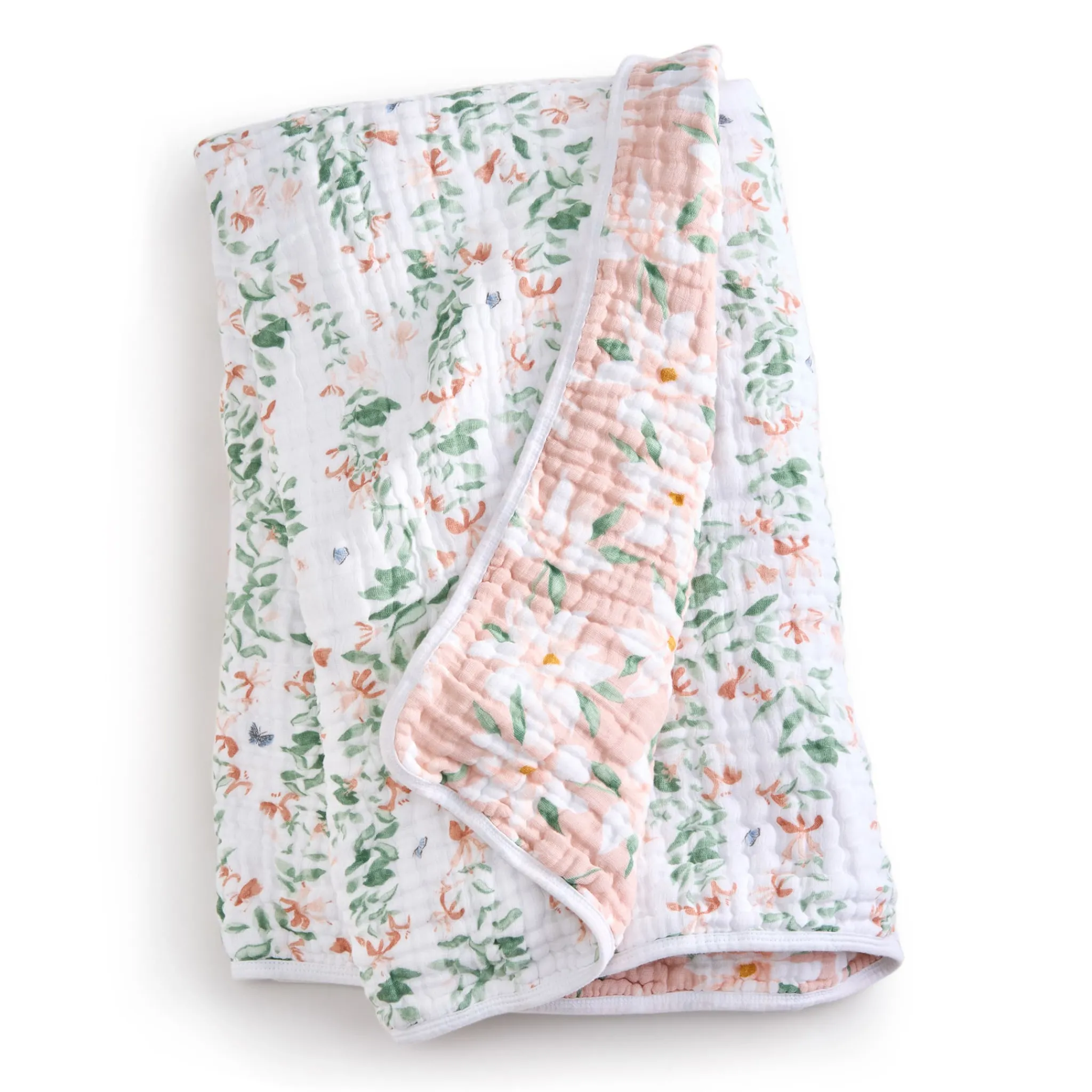 Kids Aden + Anais Cotton Muslin Dream Blanket - Butterfly Garden