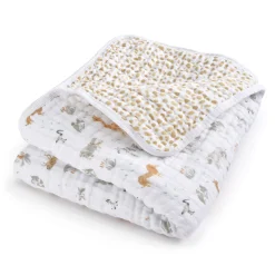 Kids Aden + Anais Cotton Muslin Dream Blanket - Giraffe Safari