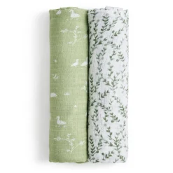 Kids Aden + Anais Cotton Muslin Swaddles(2) - Nature