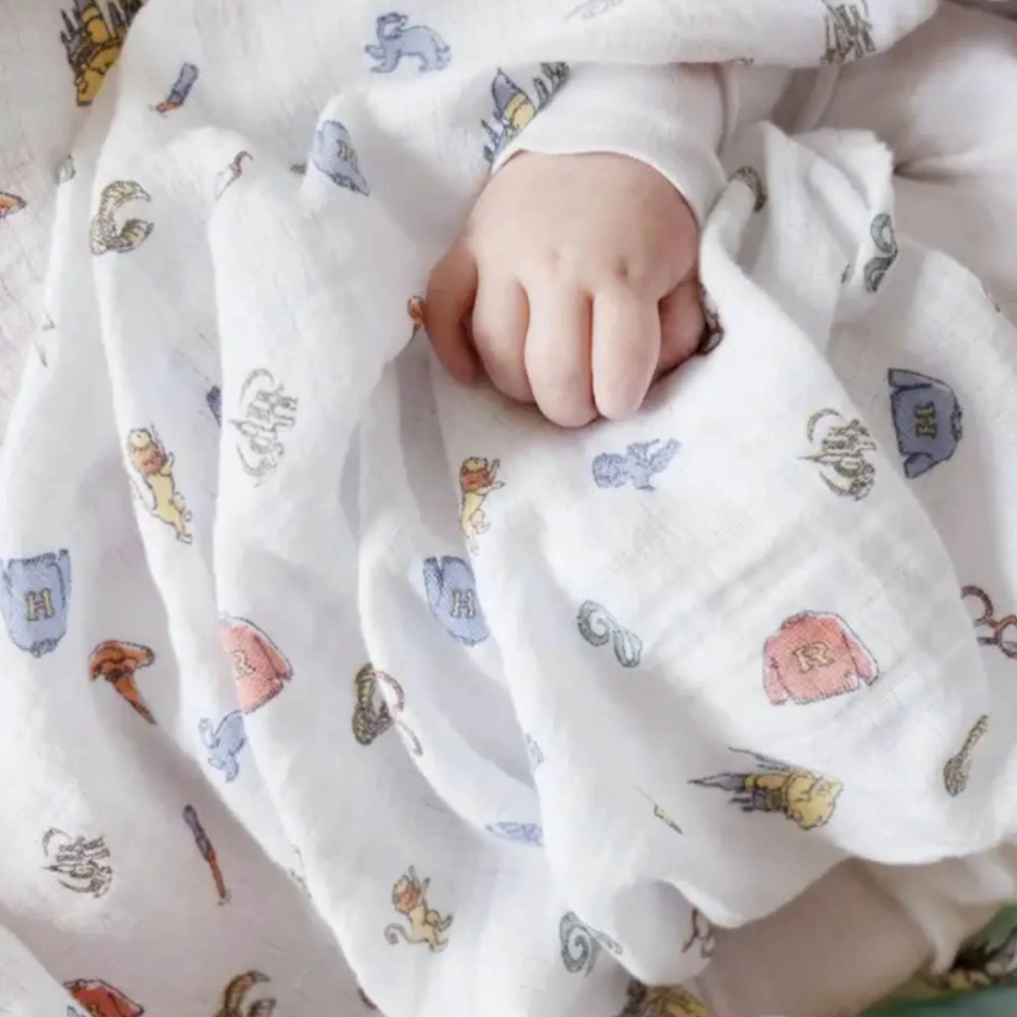 Kids Aden + Anais Cotton Muslin Swaddles (2) - Harry Potter