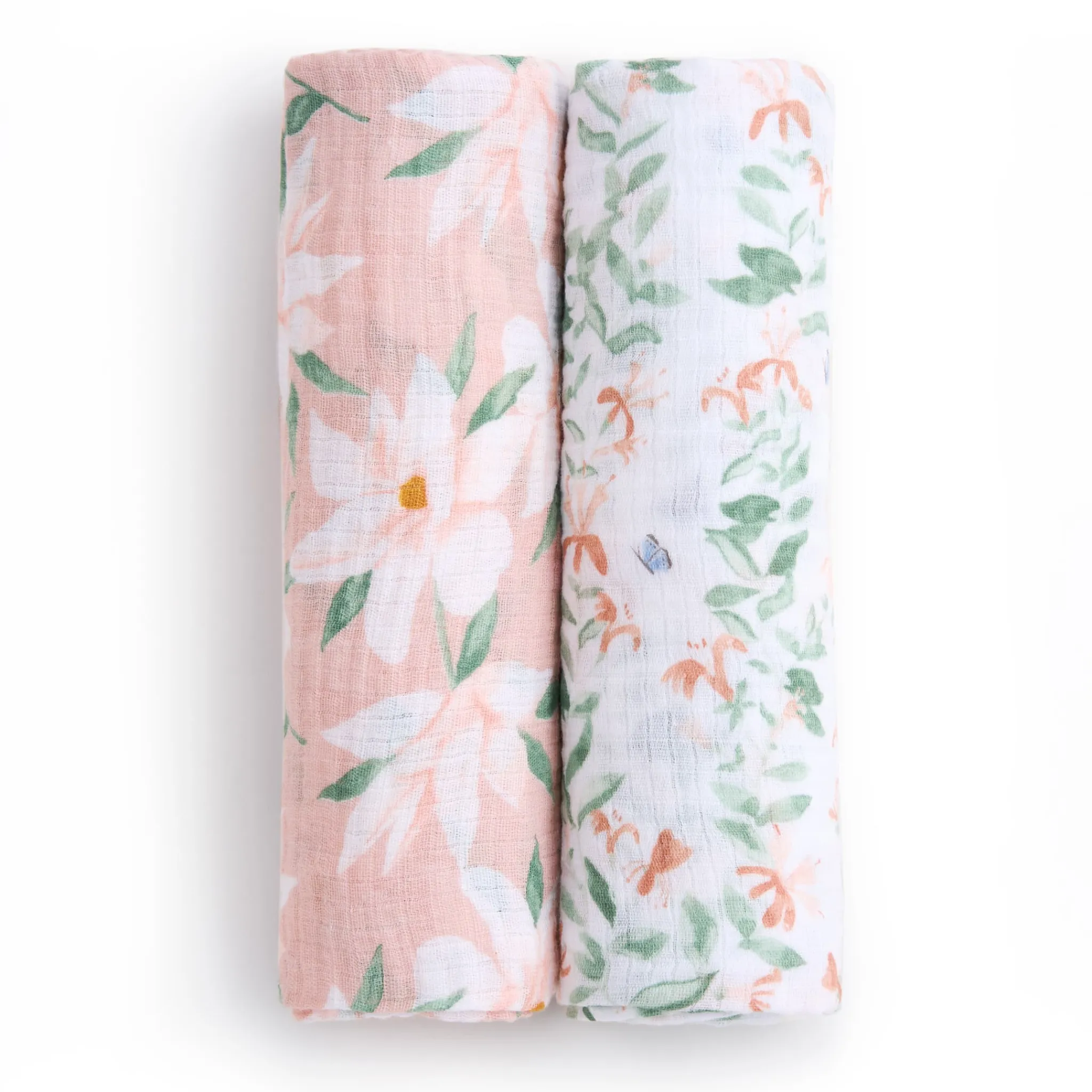 Kids Aden + Anais Cotton Muslin Swaddles (2) - Butterfly Garden
