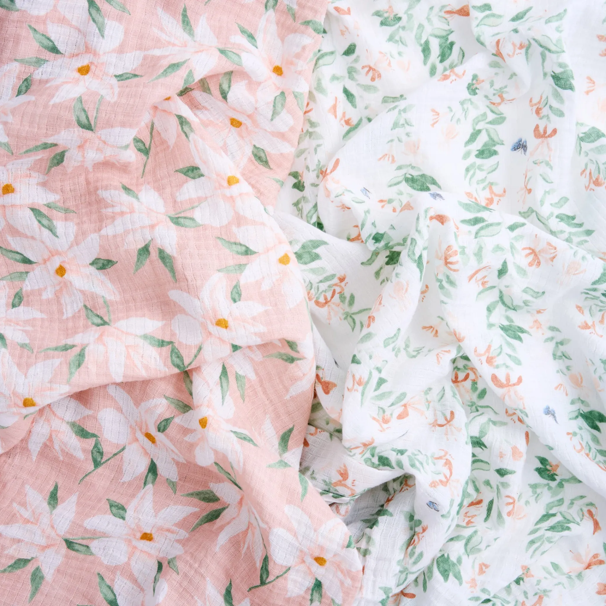Kids Aden + Anais Cotton Muslin Swaddles (2) - Butterfly Garden