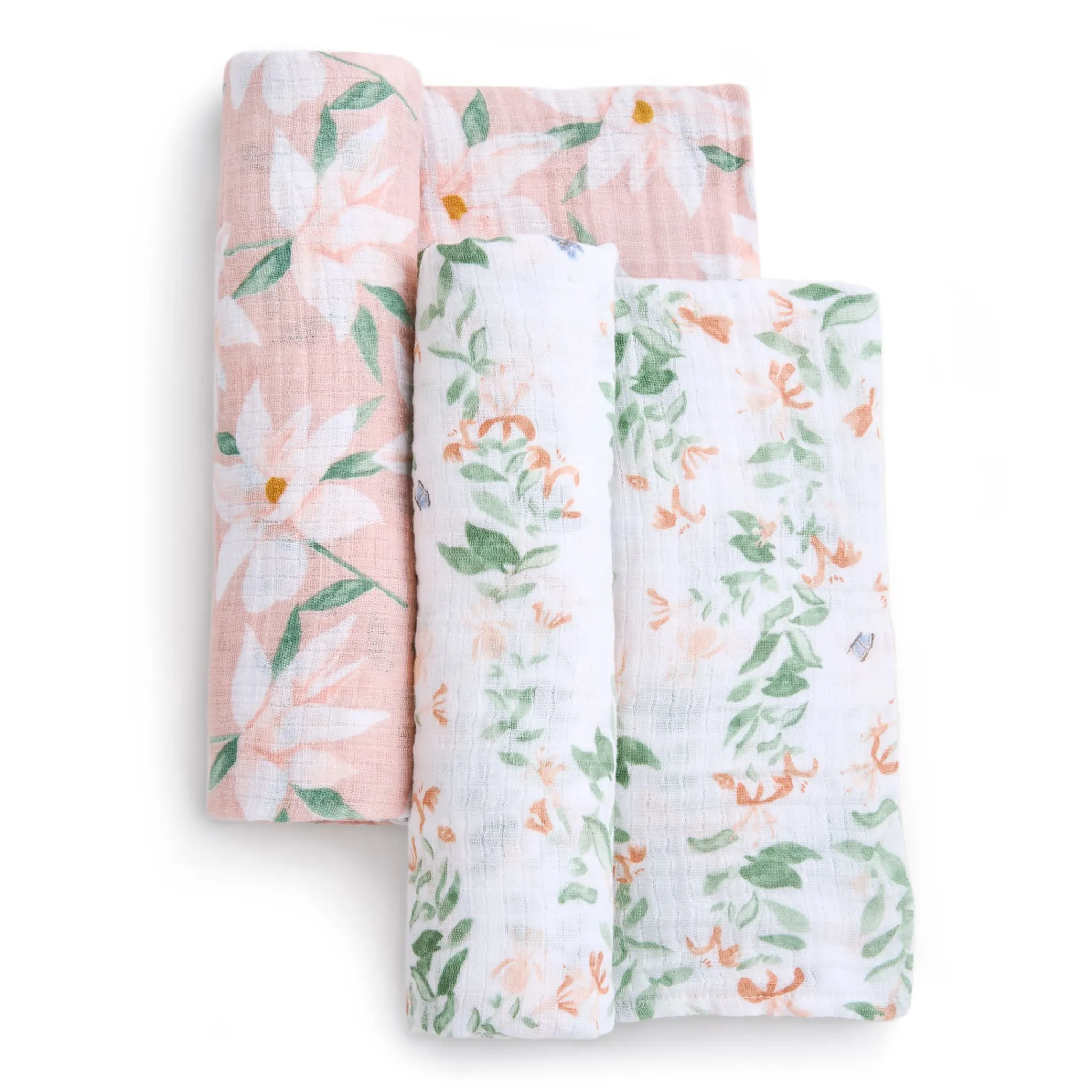 Kids Aden + Anais Cotton Muslin Swaddles (2) - Butterfly Garden