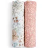 Kids Aden + Anais Blankets|Blankets>Cotton Muslin Swaddles(2) - Victorian Flowers
