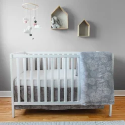 Kids Perlimpinpin Bedding|Bedding>Cover + Duvet - Grey Dandelions