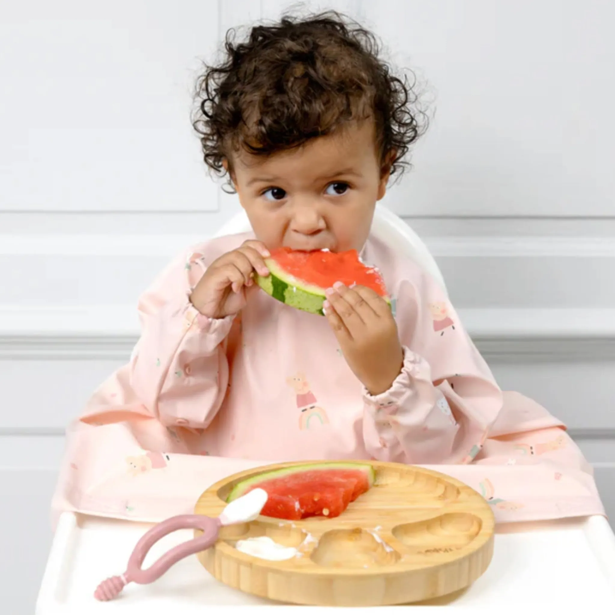 Kids Bibado Bibs|Breastfeeding>Coverall Weaning Bib - Peppa Pig