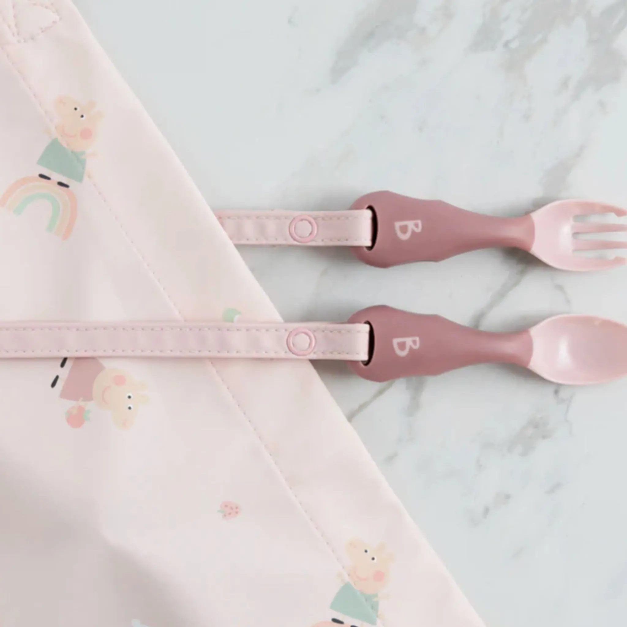 Kids Bibado Bibs|Breastfeeding>Coverall Weaning Bib - Peppa Pig