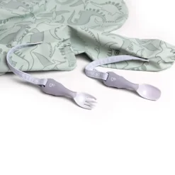 Kids Bibado Coverall Weaning Bib Dinosaur