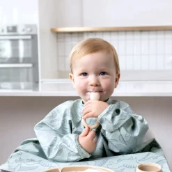 Kids Bibado Coverall Weaning Bib Dinosaur