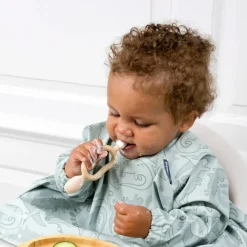 Kids Bibado Coverall Weaning Bib Dinosaur