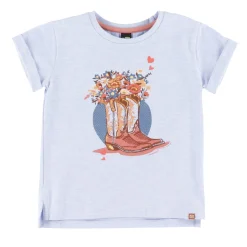 Kids Nano Tops>Cowgirl Boot T-shirt 2-12