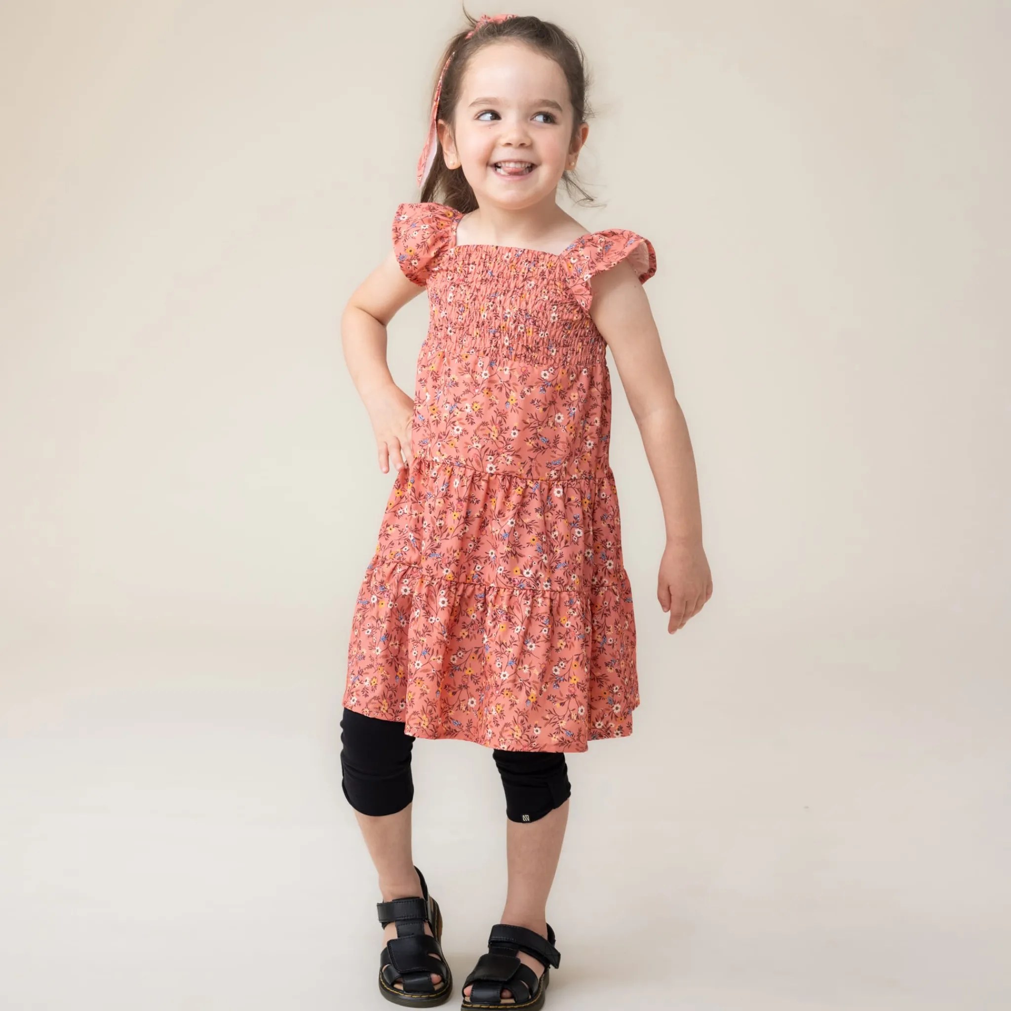 Kids Nano Dresses & Rompers>Cowgirl Layered Dress 2-12