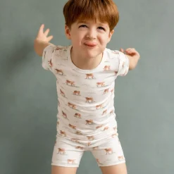 Kids/BOY Coccoli Cows Short Pajamas 2-12