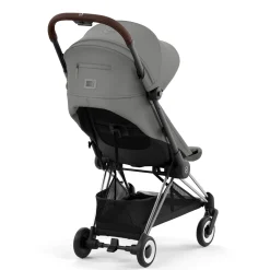 Kids Cybex Coya Stroller - Chrome Frame with Mirage Grey Seat
