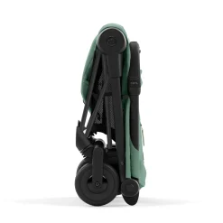 Kids Cybex Strollers|Strollers & Trailers>Coya Stroller - Matte Black Frame with Leaf Green Seat
