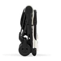 Kids Cybex Coya Stroller - Matte Black Frame with Off-White Seat