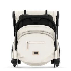 Kids Cybex Coya Stroller - Matte Black Frame with Off-White Seat