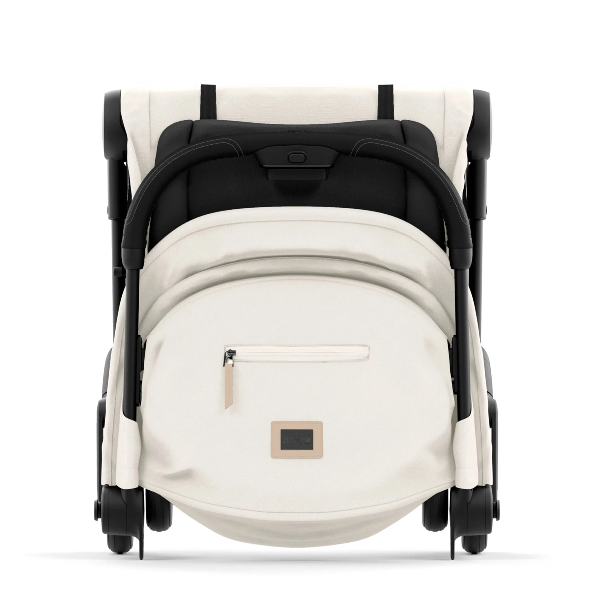 Kids Cybex Coya Stroller - Matte Black Frame with Off-White Seat