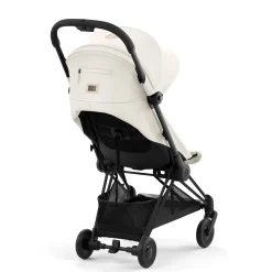 Kids Cybex Coya Stroller - Matte Black Frame with Off-White Seat