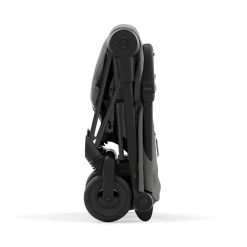 Kids Cybex Strollers|Strollers & Trailers>Coya Stroller - Matte Black Frame with Mirage Grey Seat