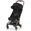 Kids Cybex Coya Stroller - Rose Gold Frame with Sepia Black Seat