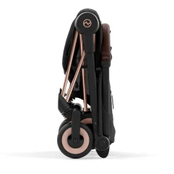 Kids Cybex Coya Stroller - Rose Gold Frame with Sepia Black Seat